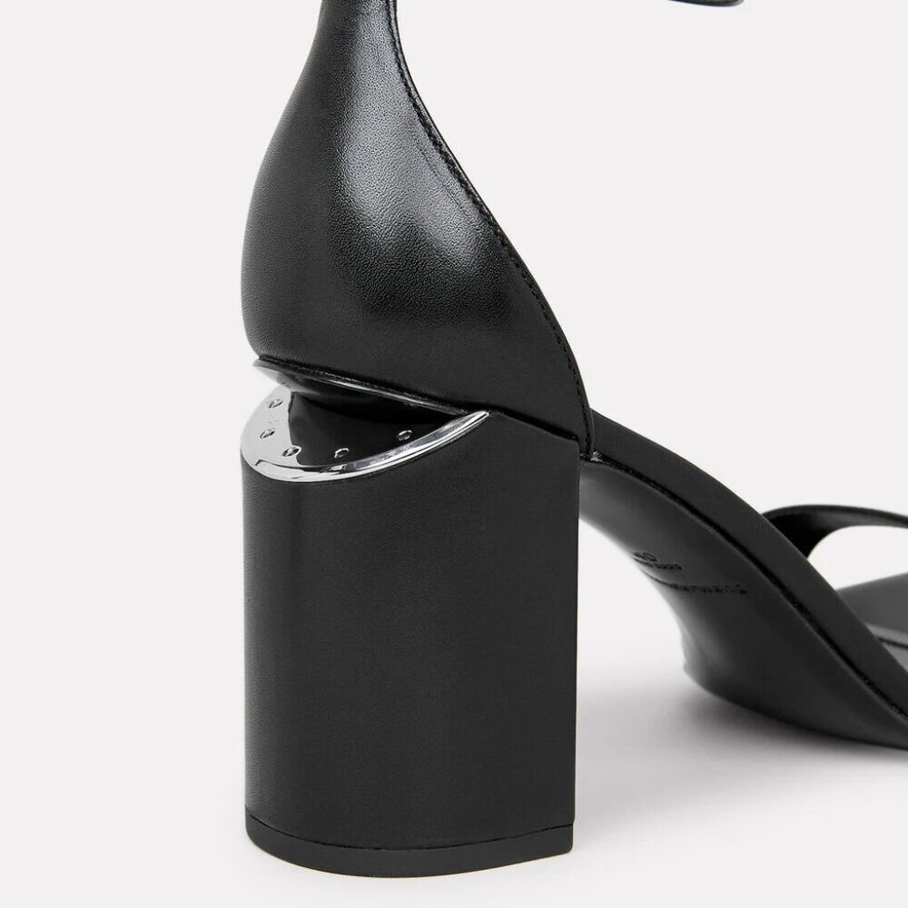 Alexander Wang Abby Block-Heel Sandals Size 37 - image 3